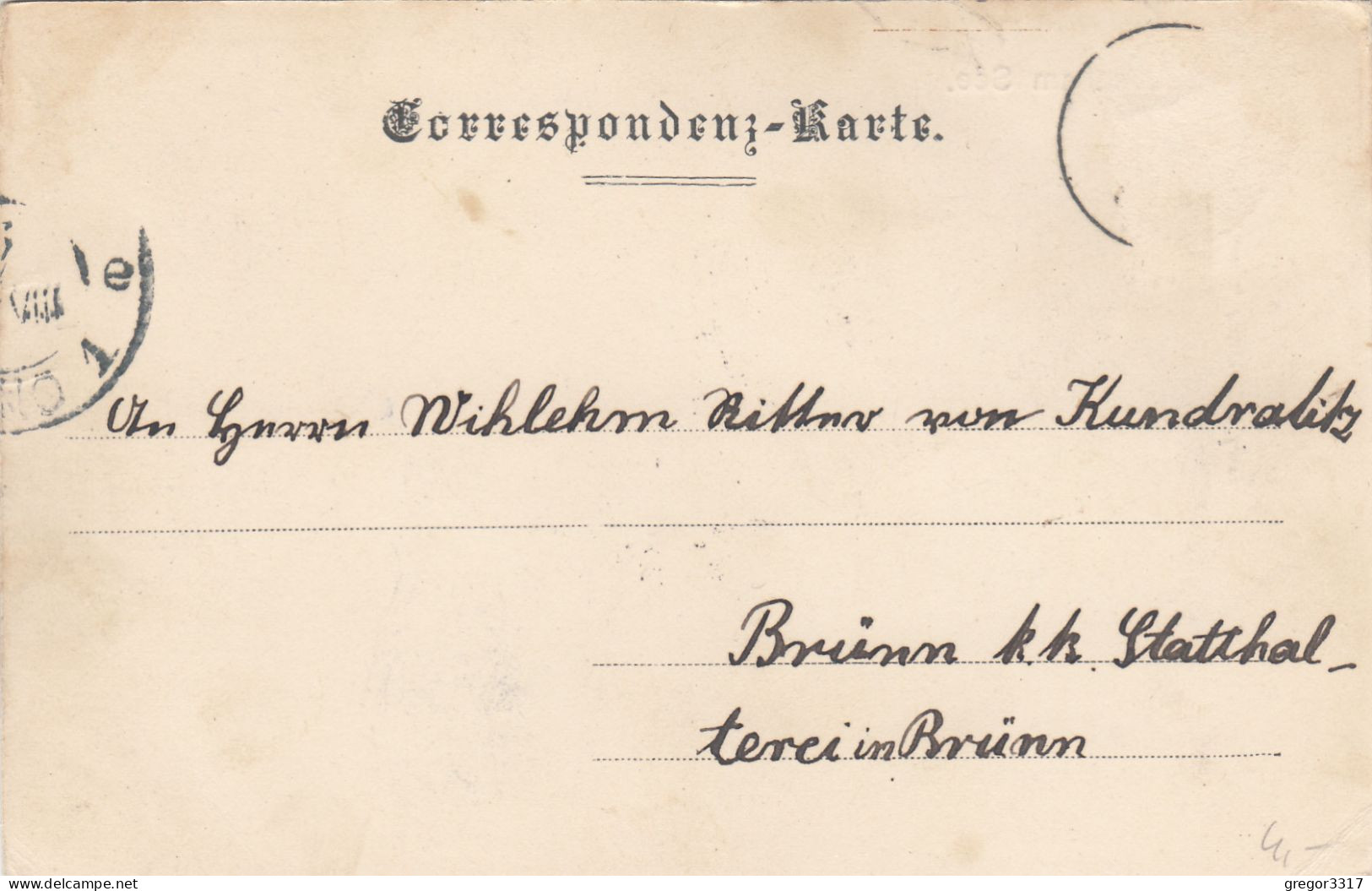 E166) LUNZ Am See - Sehr Alte Correspondenz Karte - Tolle Ansicht 1900 - Lunz Am See