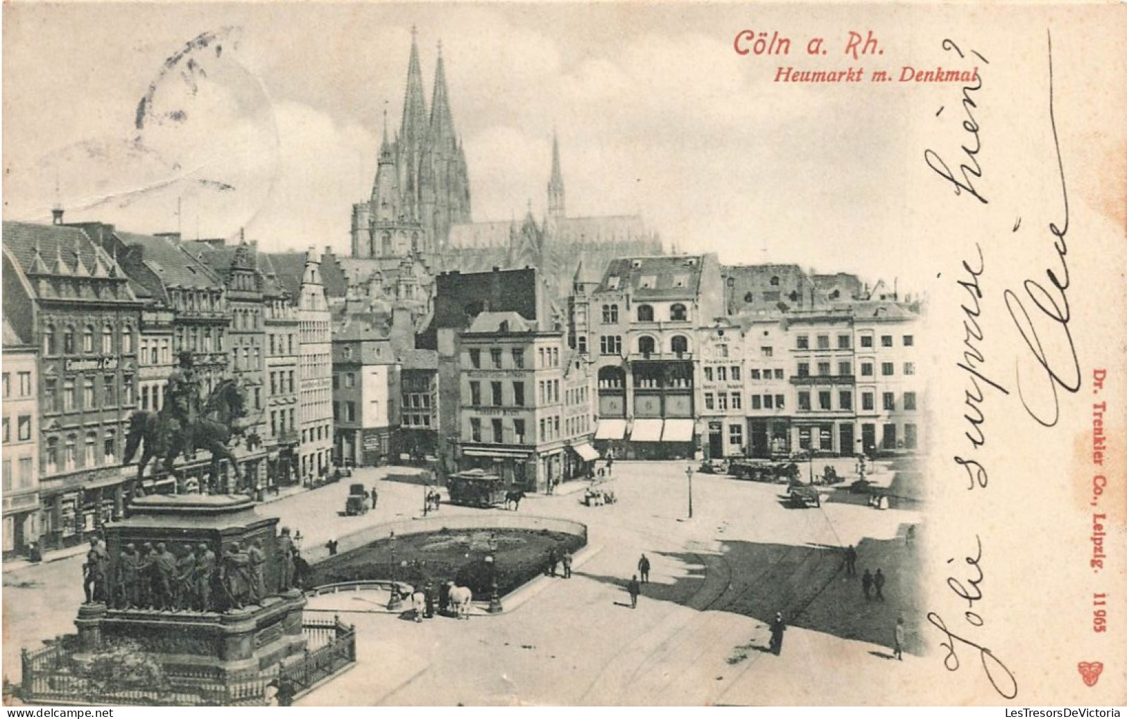 ALLEMAGNE - Cologne - Heumarkt - Carte Postale Ancienne - Koeln