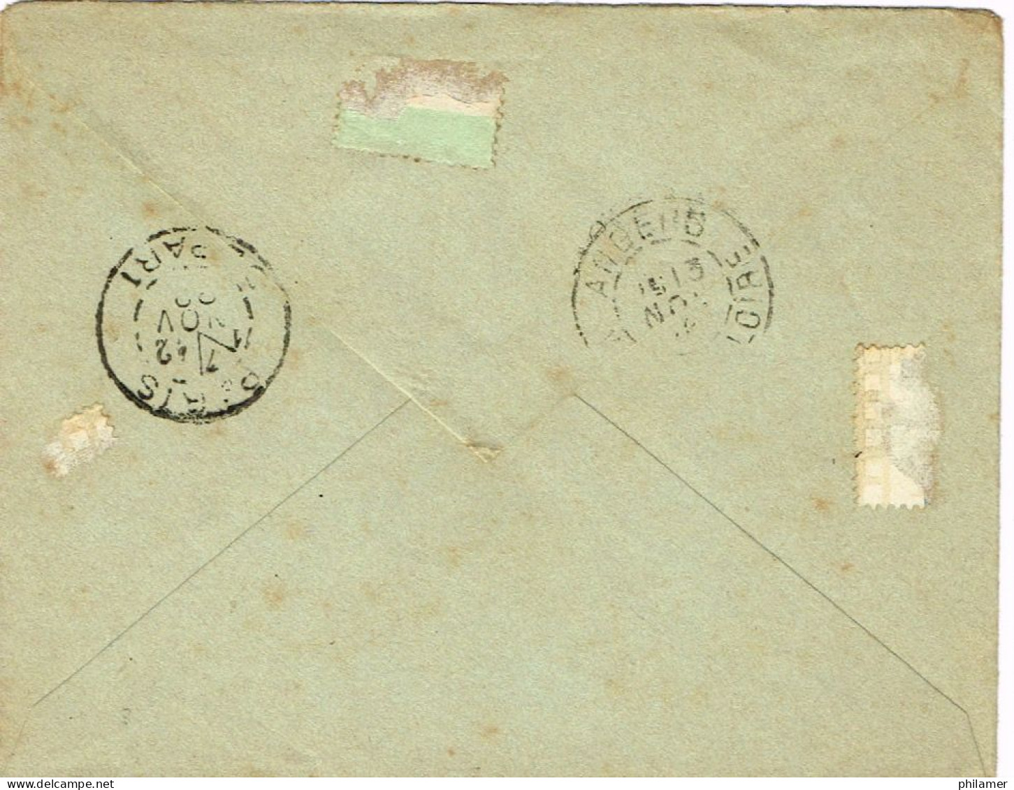 MONACO ENTIER POSTAL STATIONERY PRET A POSTER CAD MONTE CARLO PRINCIPAUTE NOV 1892 US COURANT - Briefe U. Dokumente