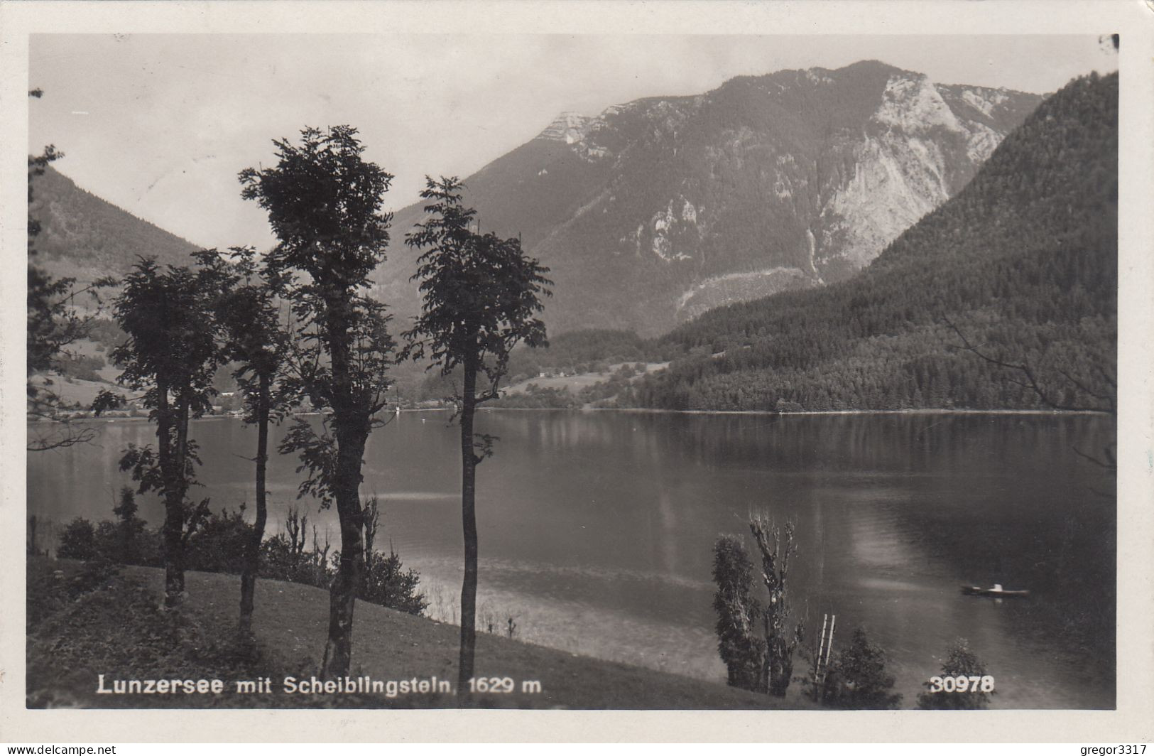 E167) LUNZ Am See - LUNZERSEE - Sehr Schöne Alte FOTO AK Mit Scheiblingstein 1935 - Lunz Am See