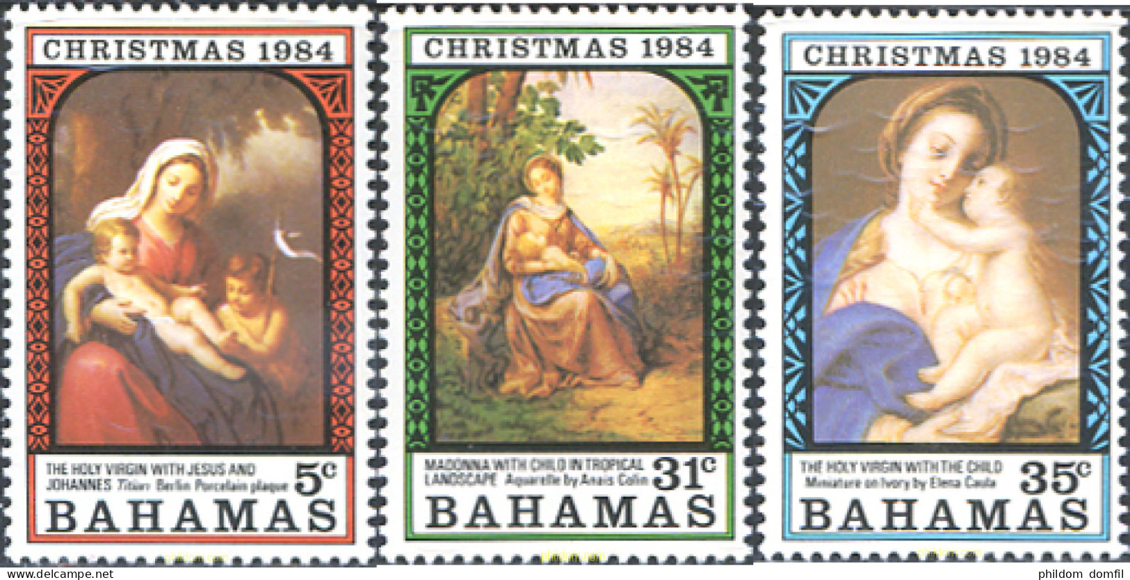 289789 MNH BAHAMAS 1984 NAVIDAD - Bahamas (1973-...)