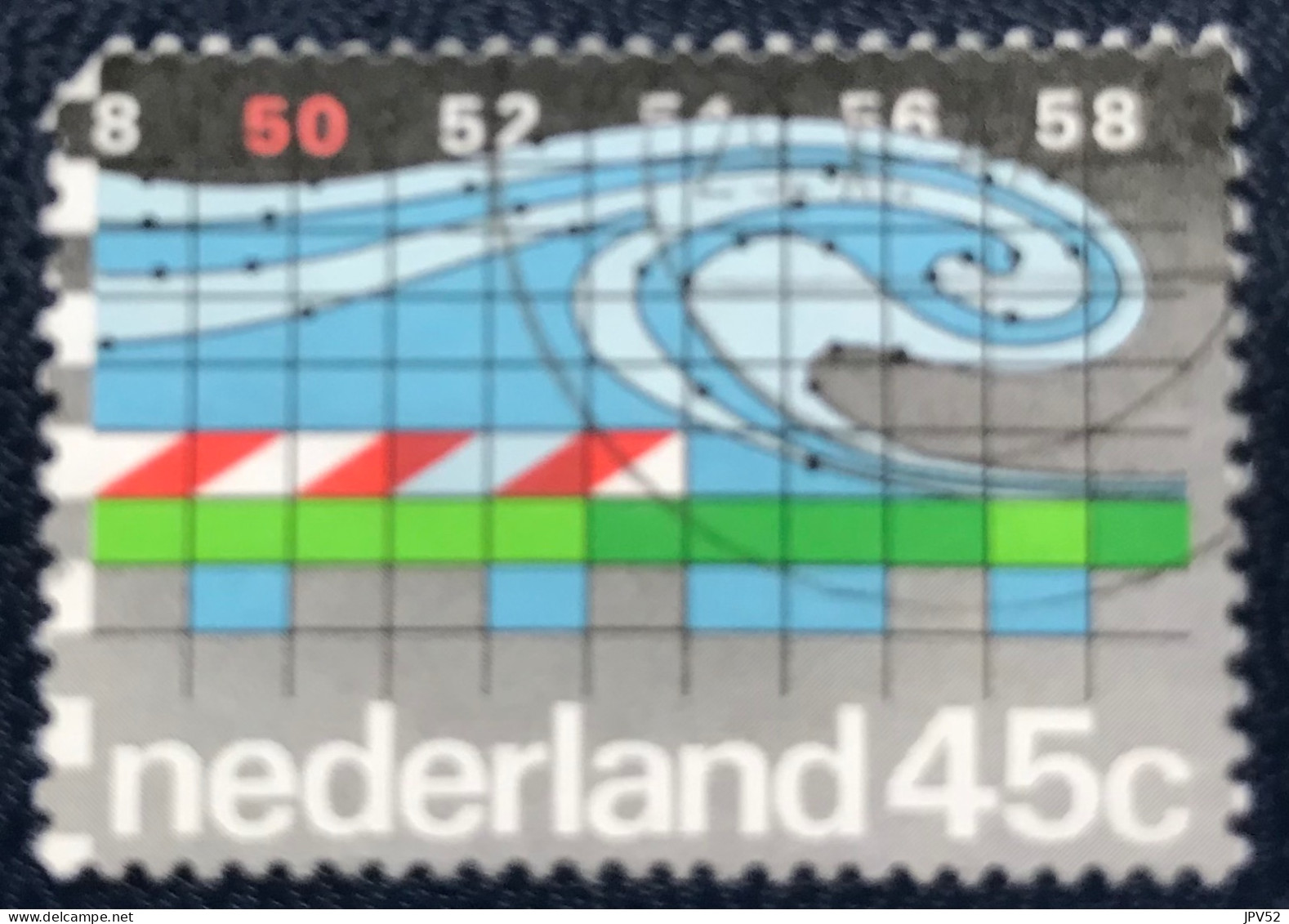 Nederland - C14/64 - 1977 - (°)used - Michel 1107 - 50j Waterloopkunde - Oblitérés