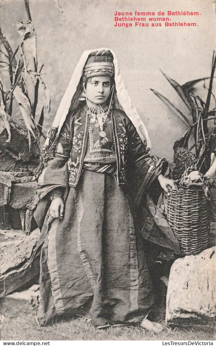 PALESTINE - Bethléem - Jeune Femme De Bethléem - Carte Postale Ancienne - Palestina