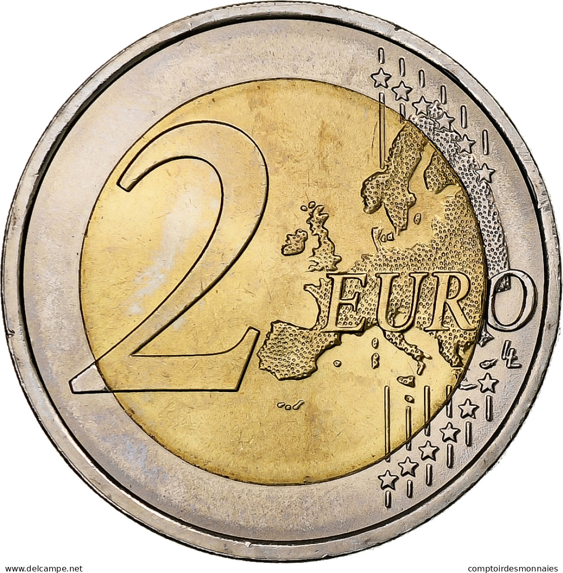 Portugal, 2 Euro, Agricultura Familiar, 2014, Lisbonne, SPL, Bimétallique - Portugal