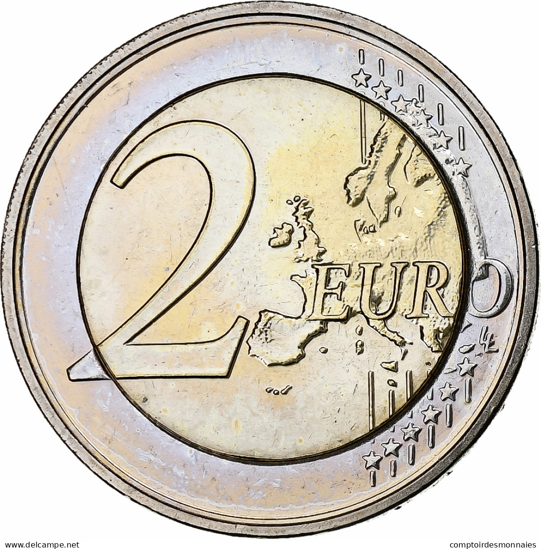 Belgique, 2 Euro, Traité De Rome 50 Ans, 2007, Bruxelles, SUP, Bimétallique - Belgio