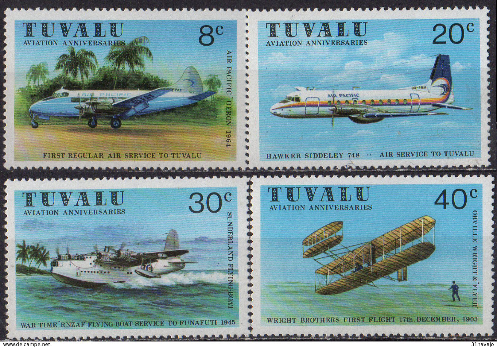 TUVALU - Avions 1980 - Tuvalu