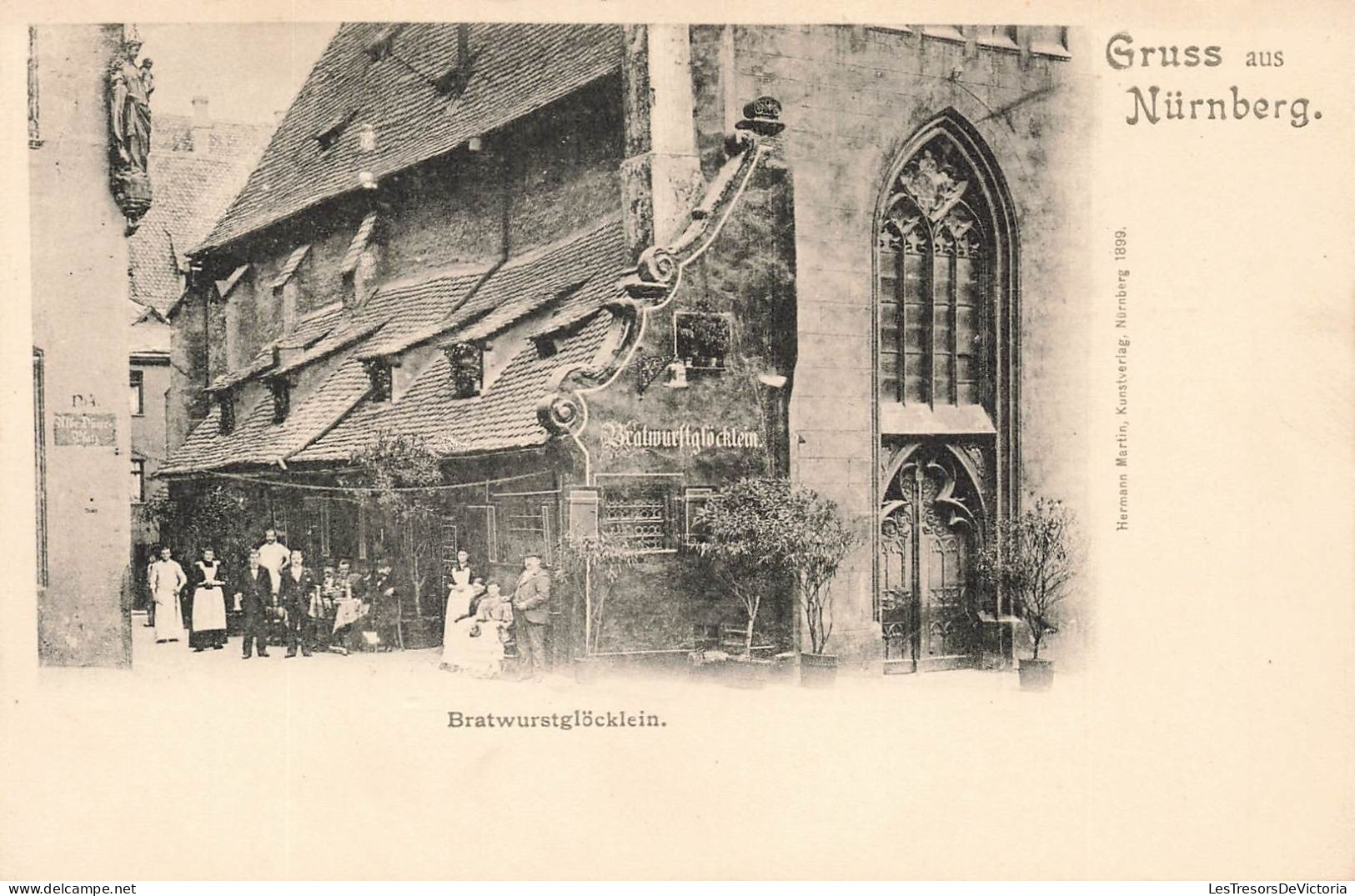 ALLEMAGNE - Nürnberg - Bratwurstglöcklein - Animé - Carte Postale Ancienne - Nürnberg