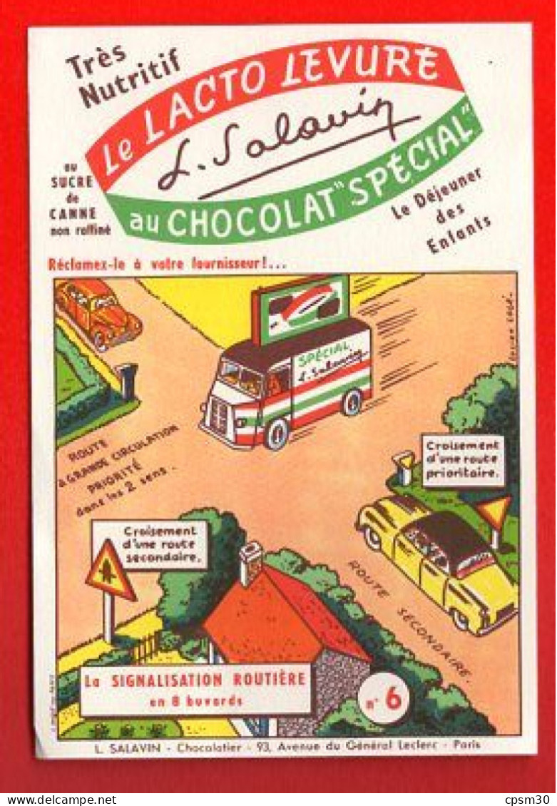 BUVARD La Signalisation Routiére En Huit Buvards, Voici Les Numeros 3, 4, 5, 6 Et 7 - Cocoa & Chocolat