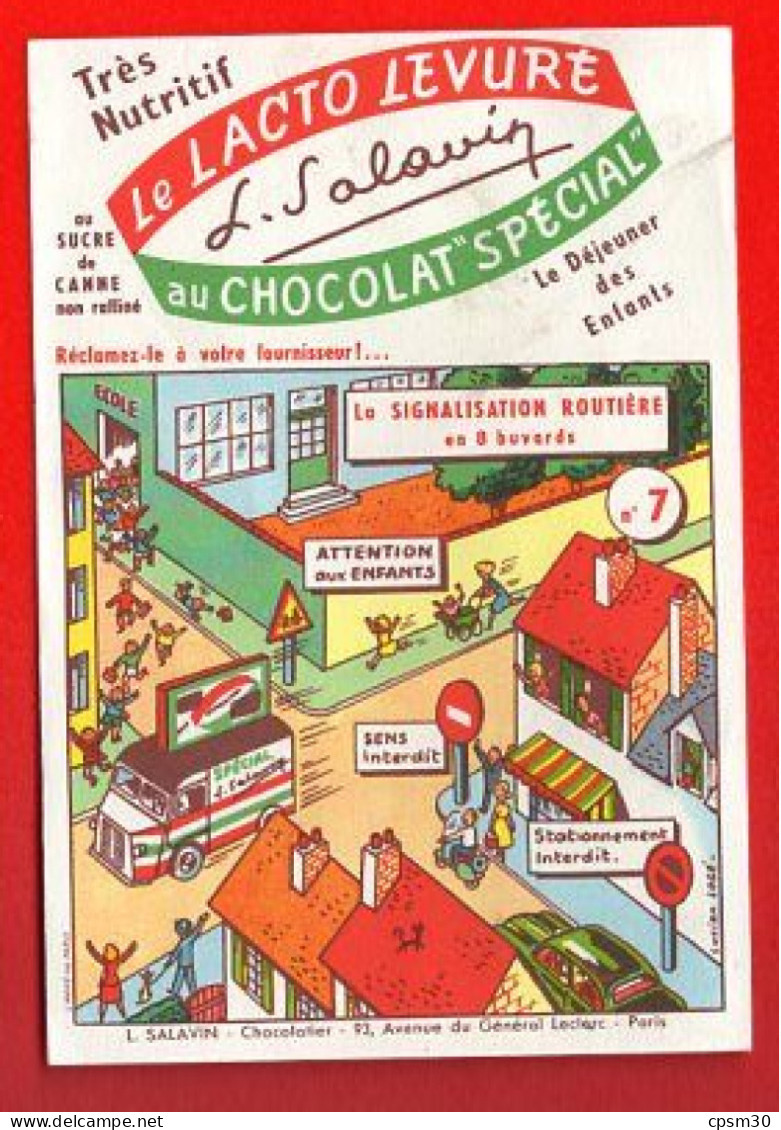 BUVARD La Signalisation Routiére En Huit Buvards, Voici Les Numeros 3, 4, 5, 6 Et 7 - Cocoa & Chocolat