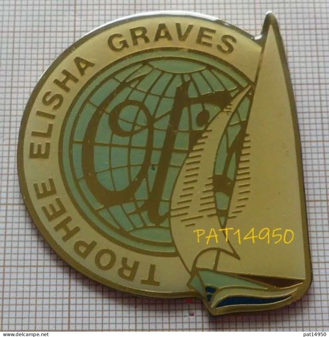 PAT14950 VOILE TROPHEE ELISHA GRAVES VOILIER BATEAU En Version EPOXY WINNER - Vela