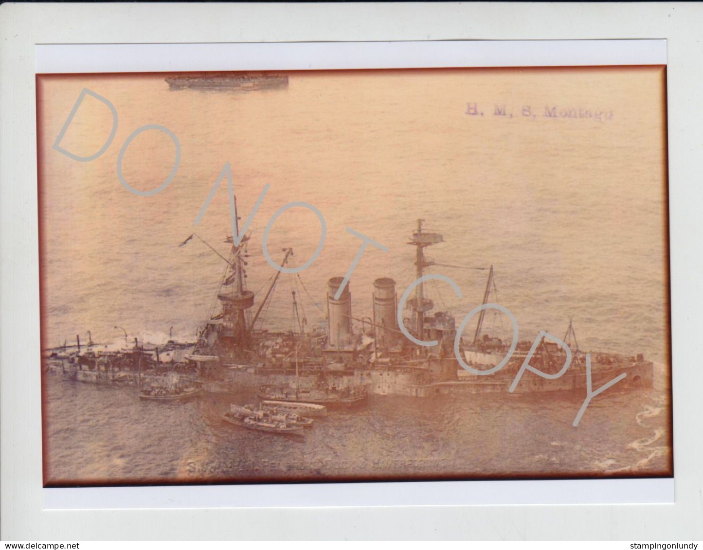 08.  AL32. Three Lundy Island HMS Montague/Montagu Warship Produced By Allen Retirment Sale Price Slashed! - Guerre, Militaire