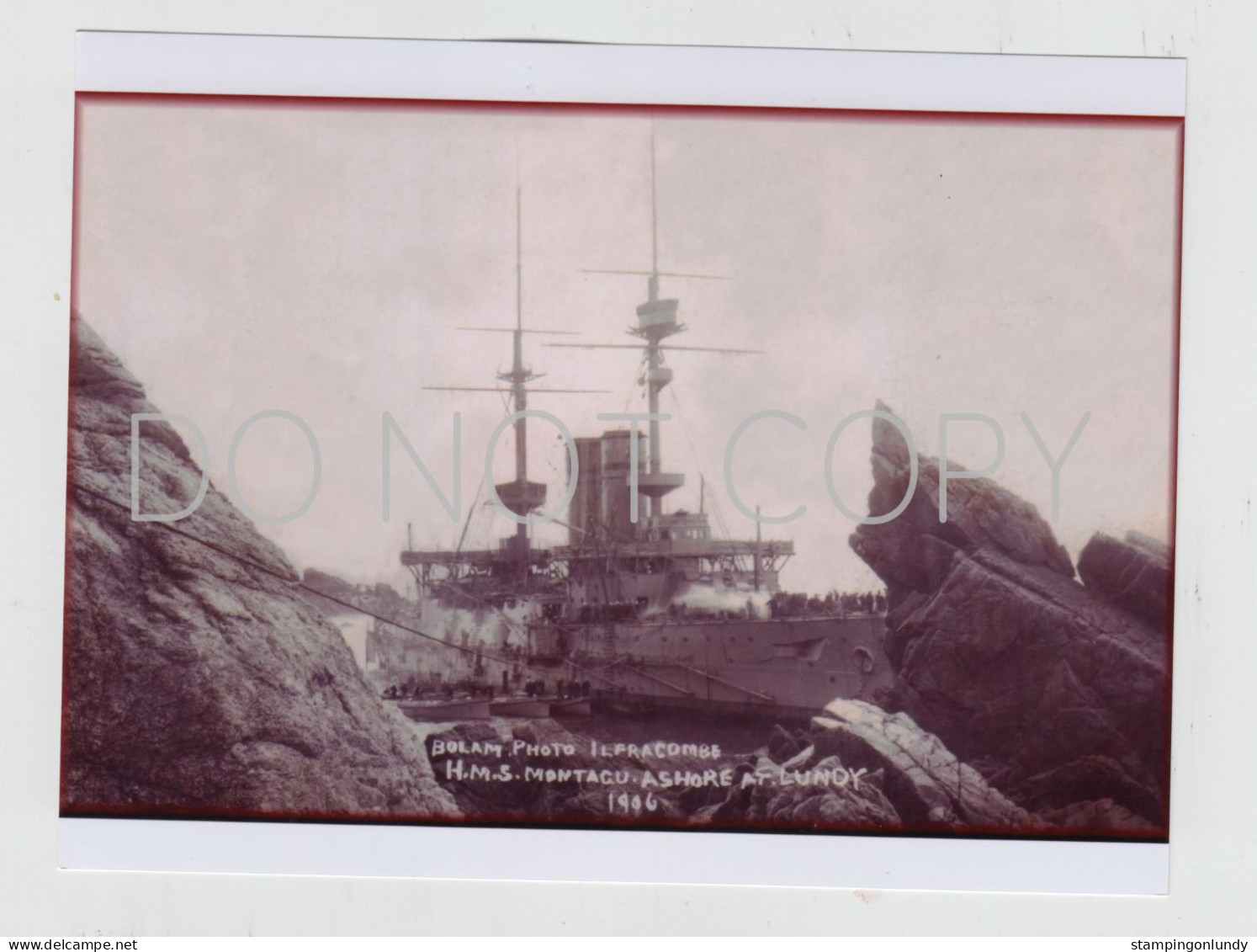 26. NC17B. Four Lundy Island HMS Montague/Montagu Warship Producer Unknown Retirment Sale Price Slashed! - Guerra, Militares