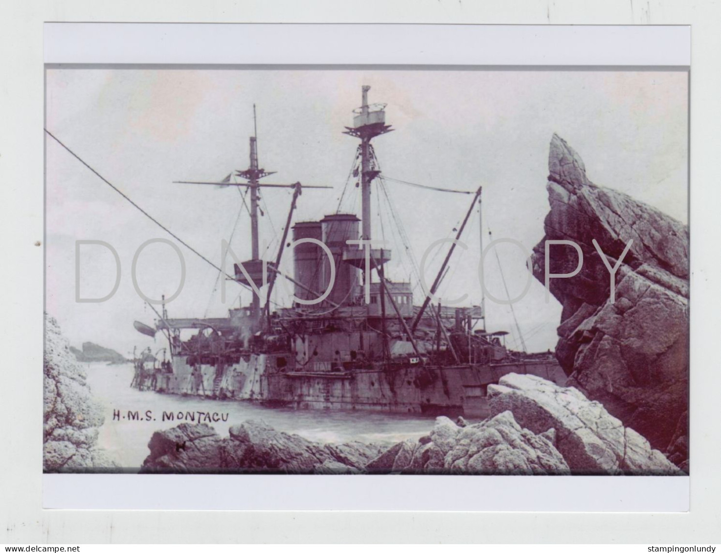 05.  AL18. Four Lundy Island HMS Montague/Montagu Warship Produced By Allen Retirment Sale Price Slashed! - War, Military