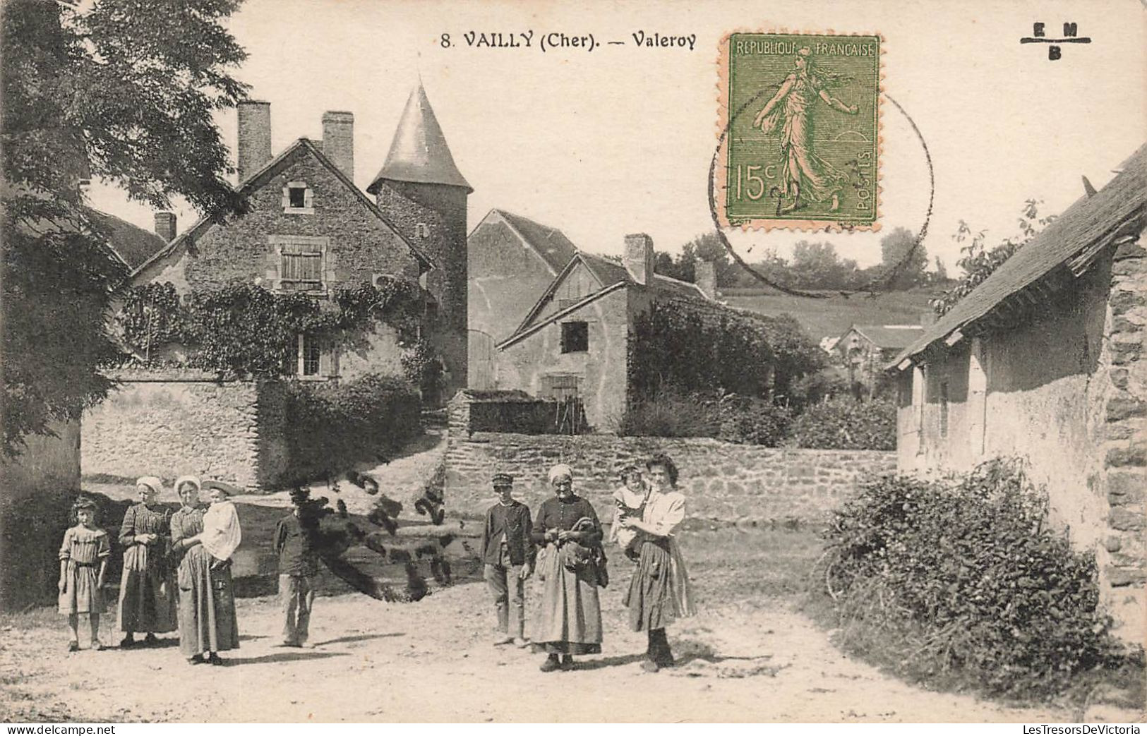 FRANCE - Vailly (Cher) - Valeroy - Animé - Villageois - Paysans - Carte Postale Ancienne - Andere & Zonder Classificatie