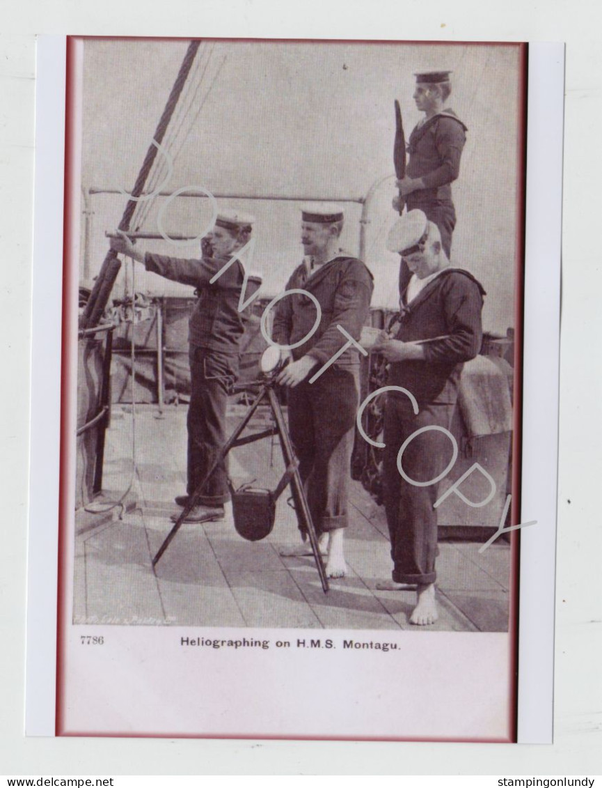 17. GP01. Four Lundy Island HMS Montague/Montagu Warship Produced By Gale Retirment Sale Price Slashed! - Guerre, Militaire
