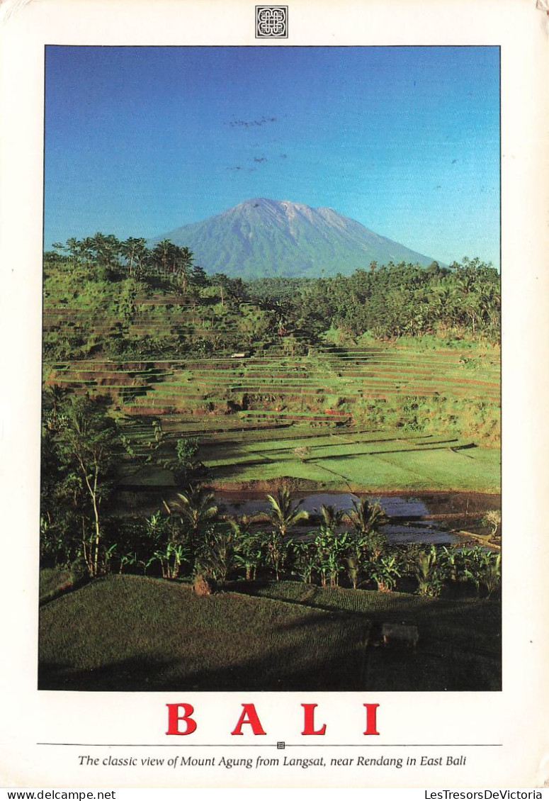 INDONESIE - Bali - Vue Classique Du Mont Agung Depuis Langsat, Près Rendang En Bali Est - Colorisé - Carte Postale - Indonesië