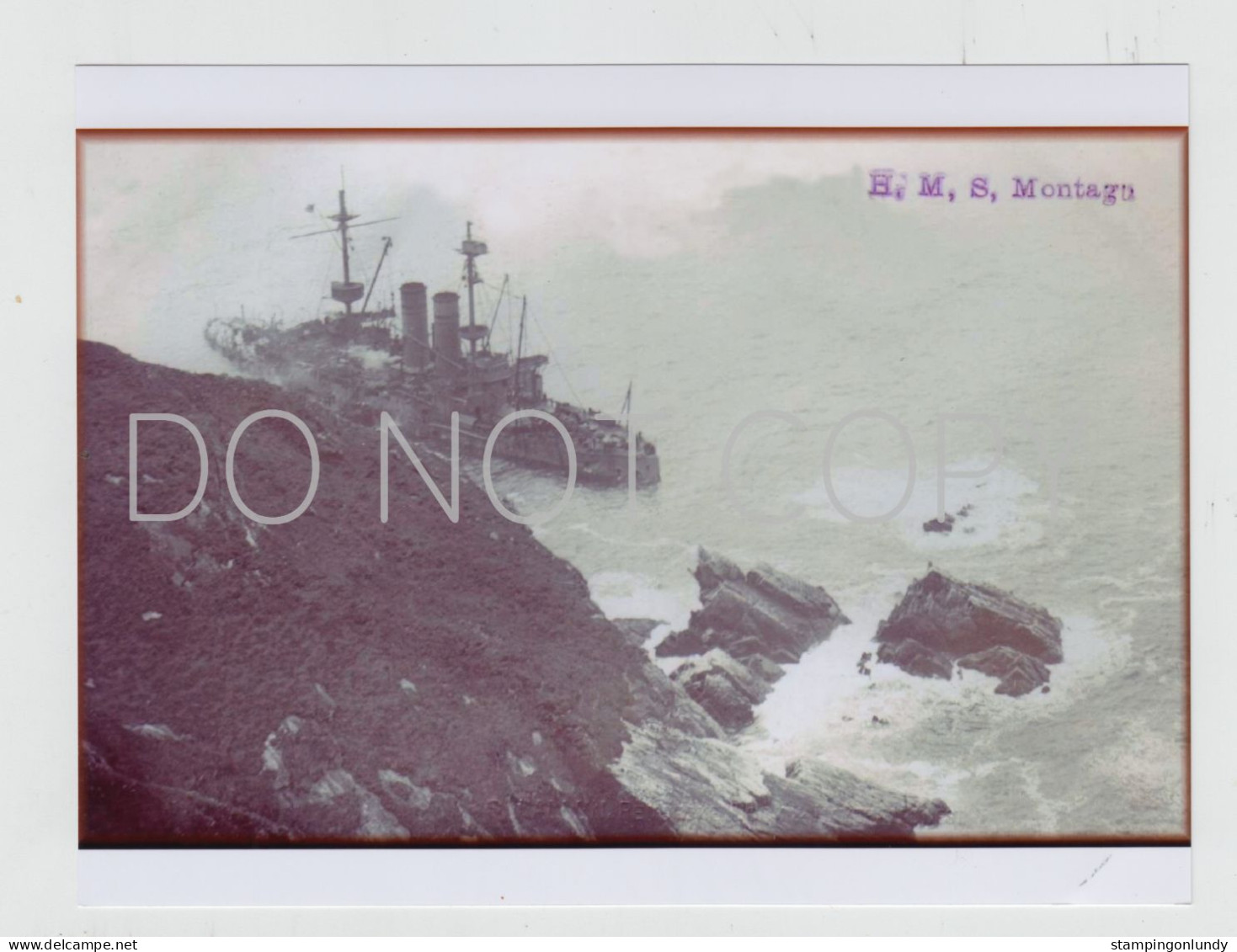 04. AL14. Four Lundy Island HMS Montague/Montagu Warship Produced By Allen Retirment Sale Price Slashed! - Oorlog, Militair