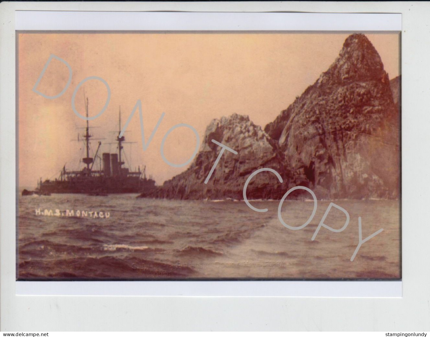 01. AL02. Four Lundy Island HMS Montague/Montagu Warship Produced By Allen Retirment Sale Price Slashed! - War, Military
