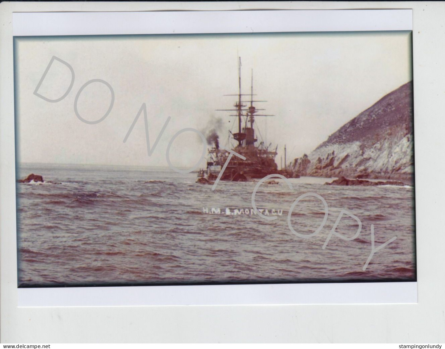 01. AL02. Four Lundy Island HMS Montague/Montagu Warship Produced By Allen Retirment Sale Price Slashed! - Guerre, Militaire