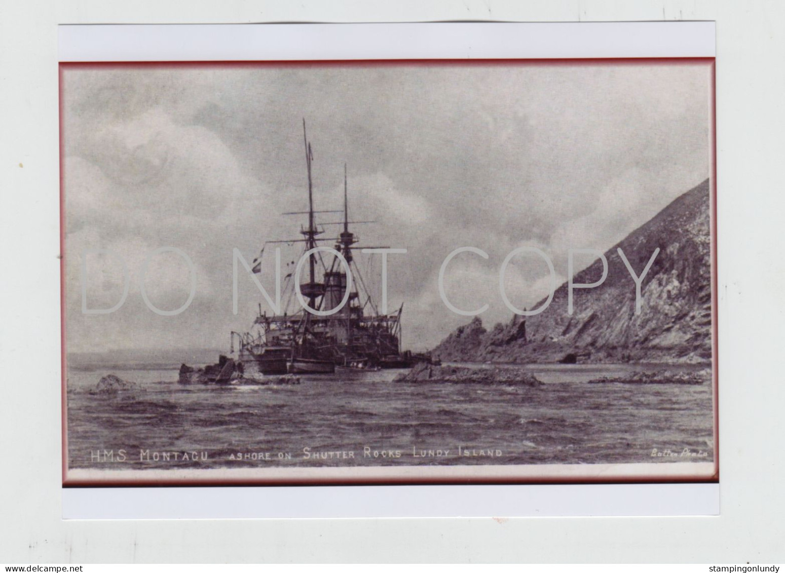 10. BA05. Four Lundy Island HMS Montague/Montagu Warship Produced By Batton Retirment Sale Price Slashed! - Guerra, Militari