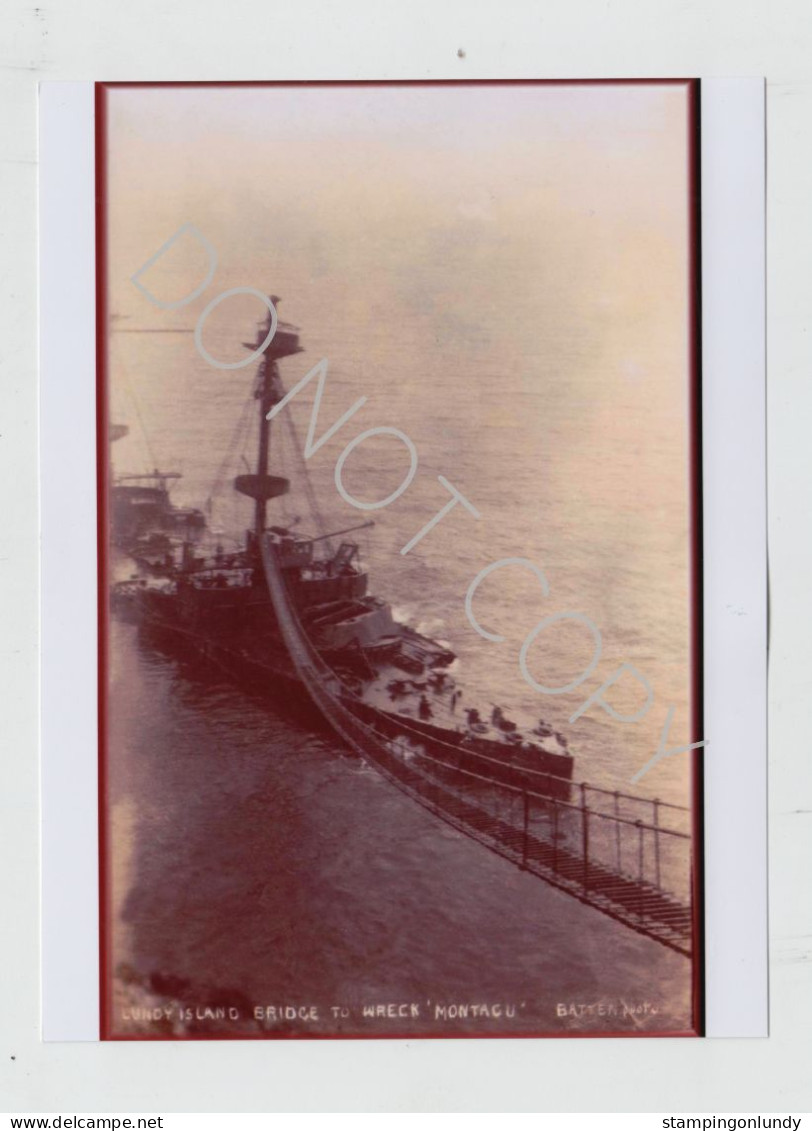 10. BA05. Four Lundy Island HMS Montague/Montagu Warship Produced By Batton Retirment Sale Price Slashed! - War, Military