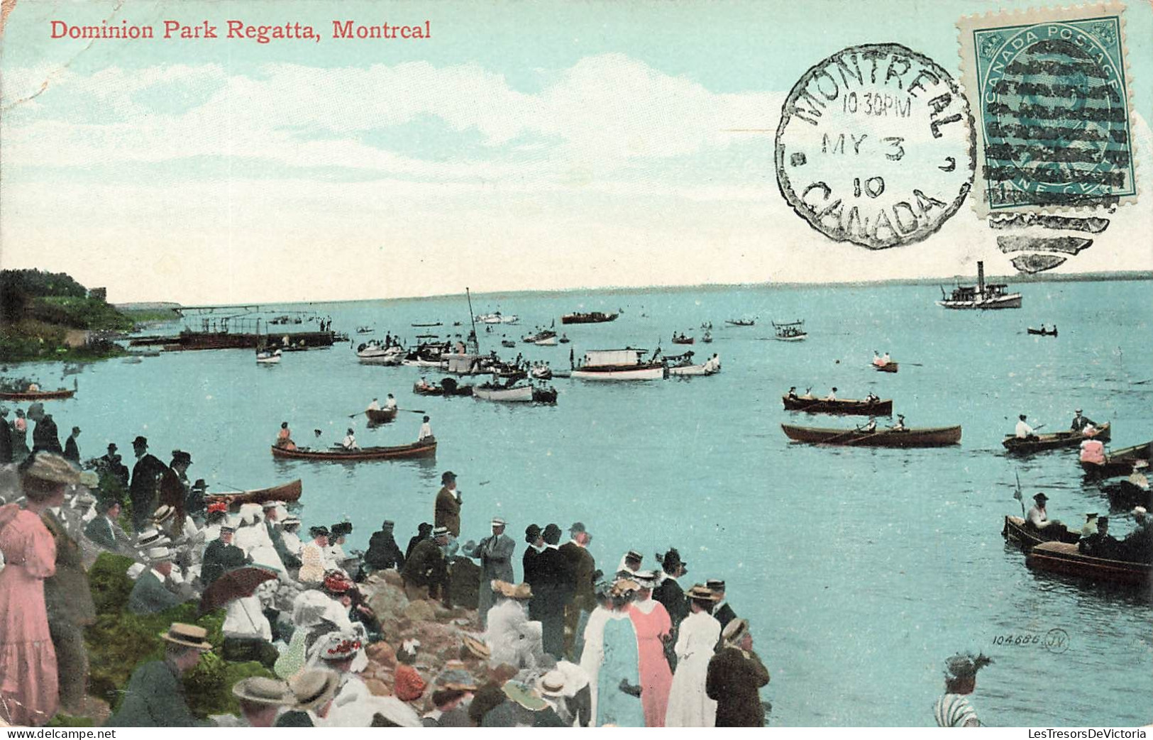 CANADA - Montreal - Dominion Park Regatta - Animé - Colorisé - Barques - Carte Postale Ancienne - Montreal