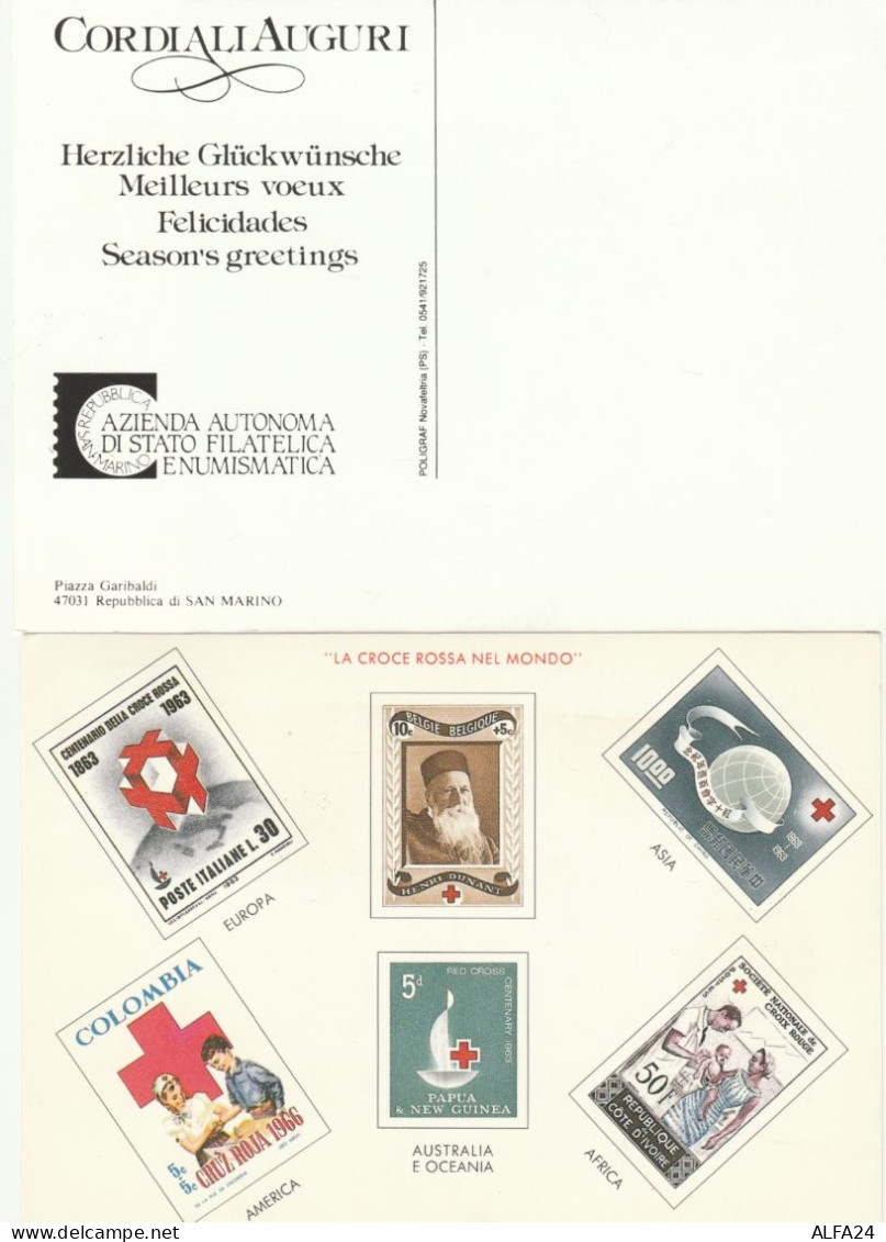 2 FDC CARTOLINE MAXIMUM 1991-94 SAN MARINO (KP399 - Variétés Et Curiosités