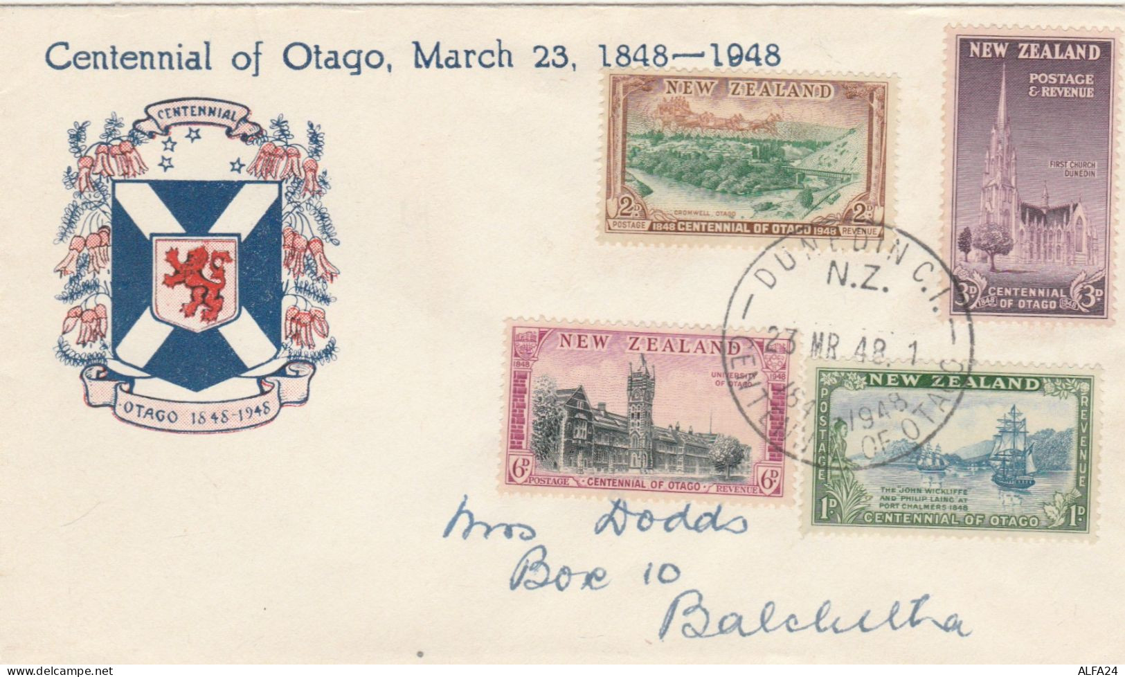 FDC 1948 NUOVA ZELANDA (KP492 - Covers & Documents