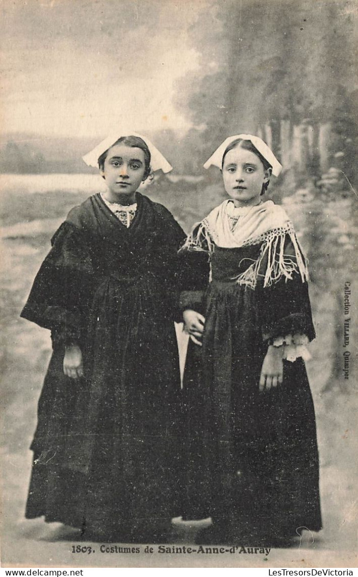 FOLKLORE - Costumes De Sainte Anne D'Auray - Carte Postale Ancienne - Vestuarios