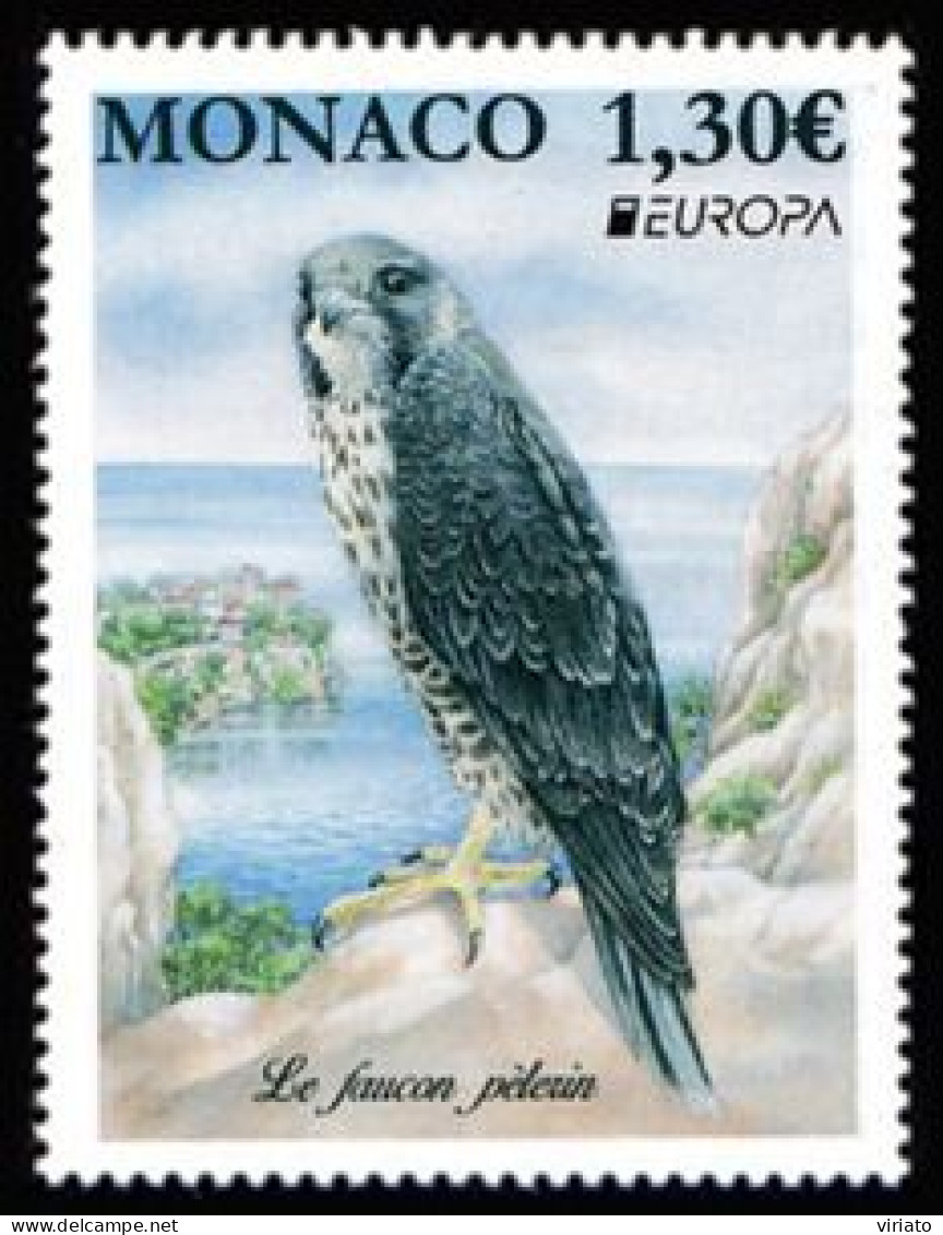 Monaco 2019 (Mi 3446) - Peregrine Falcon (Falco Peregrinus) - Collections, Lots & Series