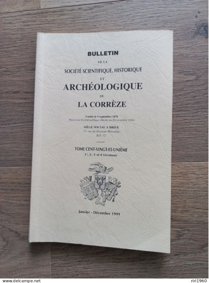 24 .Bulletins de la société scientifique, historique et archéologique de la correze.tulle.