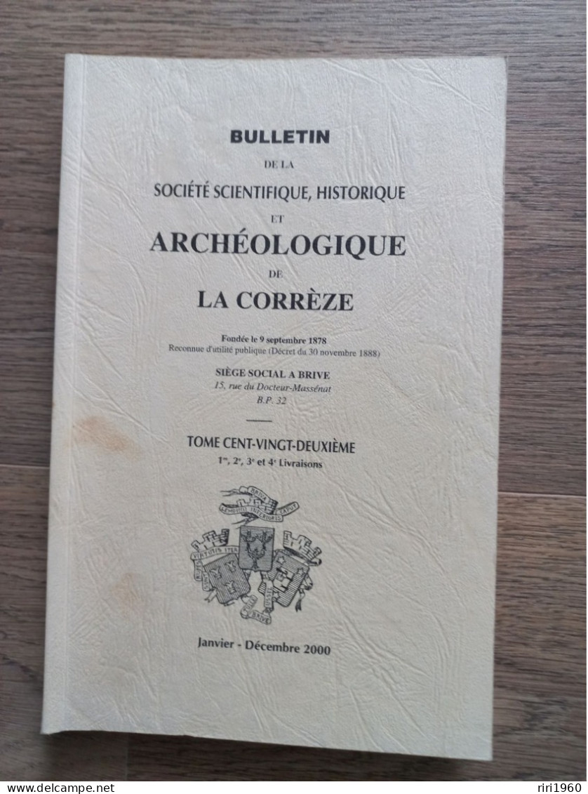 24 .Bulletins de la société scientifique, historique et archéologique de la correze.tulle.