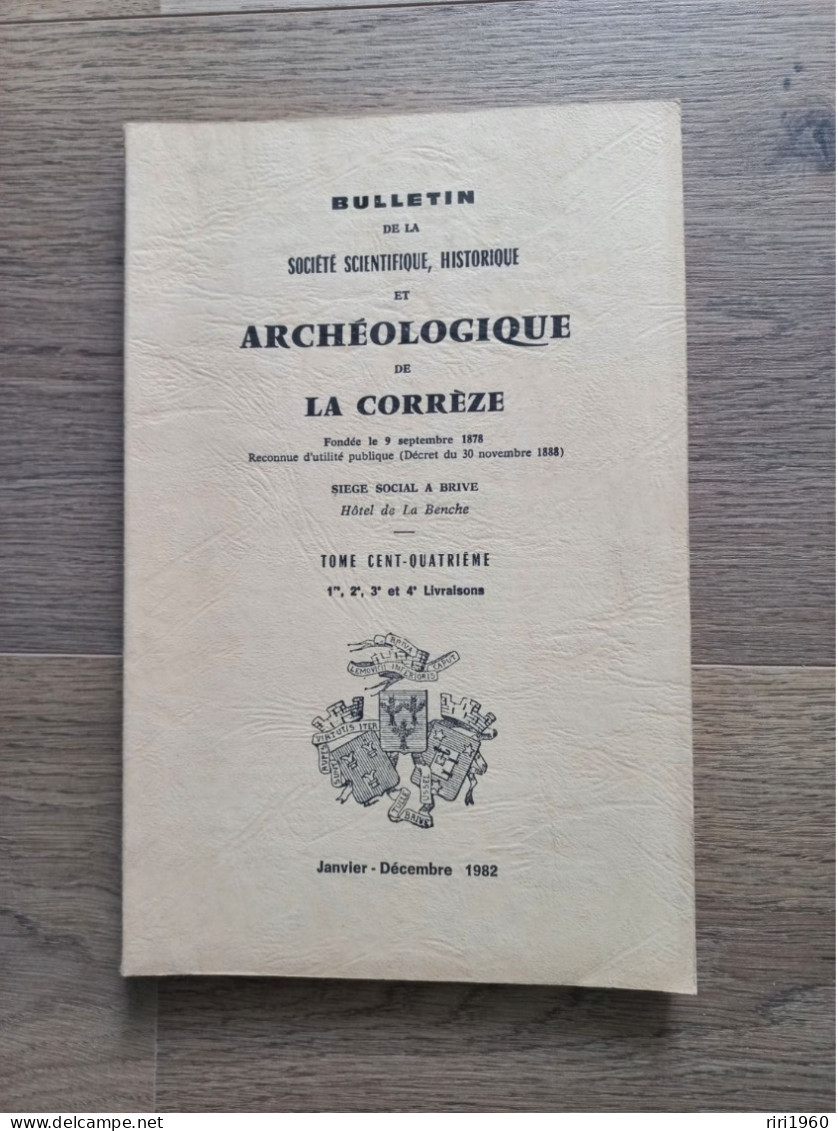 24 .Bulletins de la société scientifique, historique et archéologique de la correze.tulle.