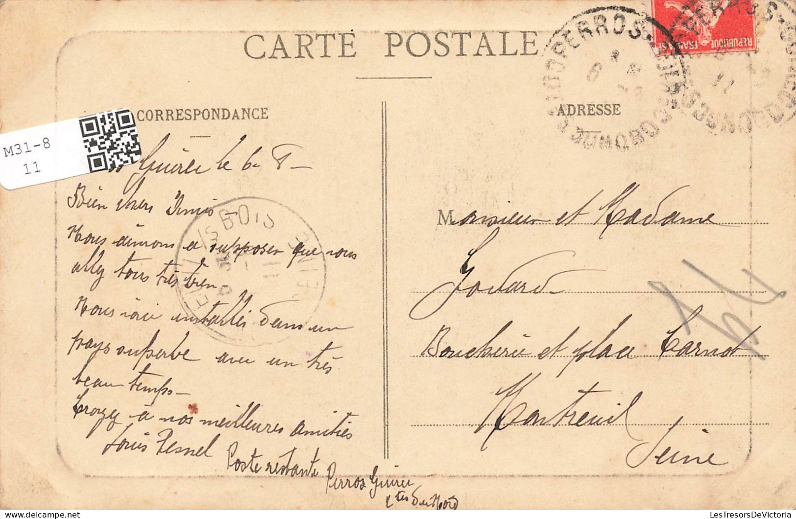 FOLKLORE - La Bretagne Vous Salue - Carte Postale Ancienne - Costumi