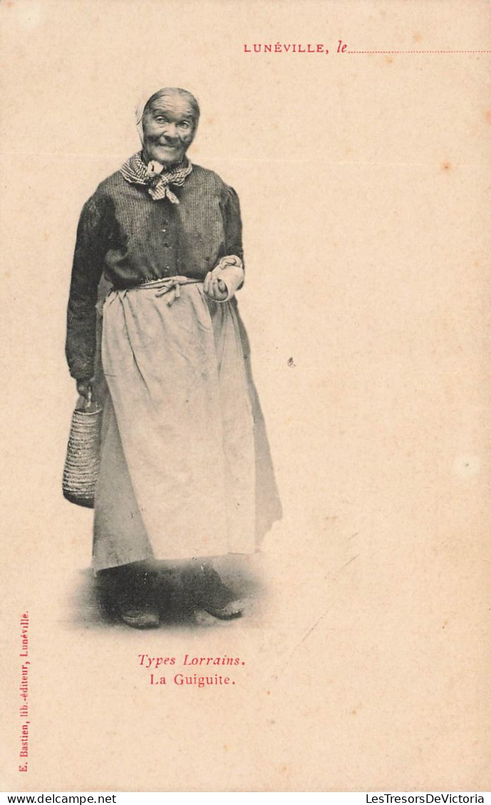FOLKLORE - Costumes - La Guiguite - Carte Postale Ancienne - Costumi