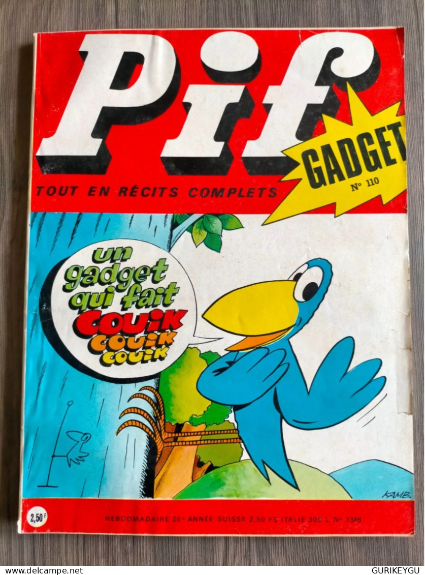 PIF GADGET N° 110  GOTLIB 1971   TTBE - Pif & Hercule