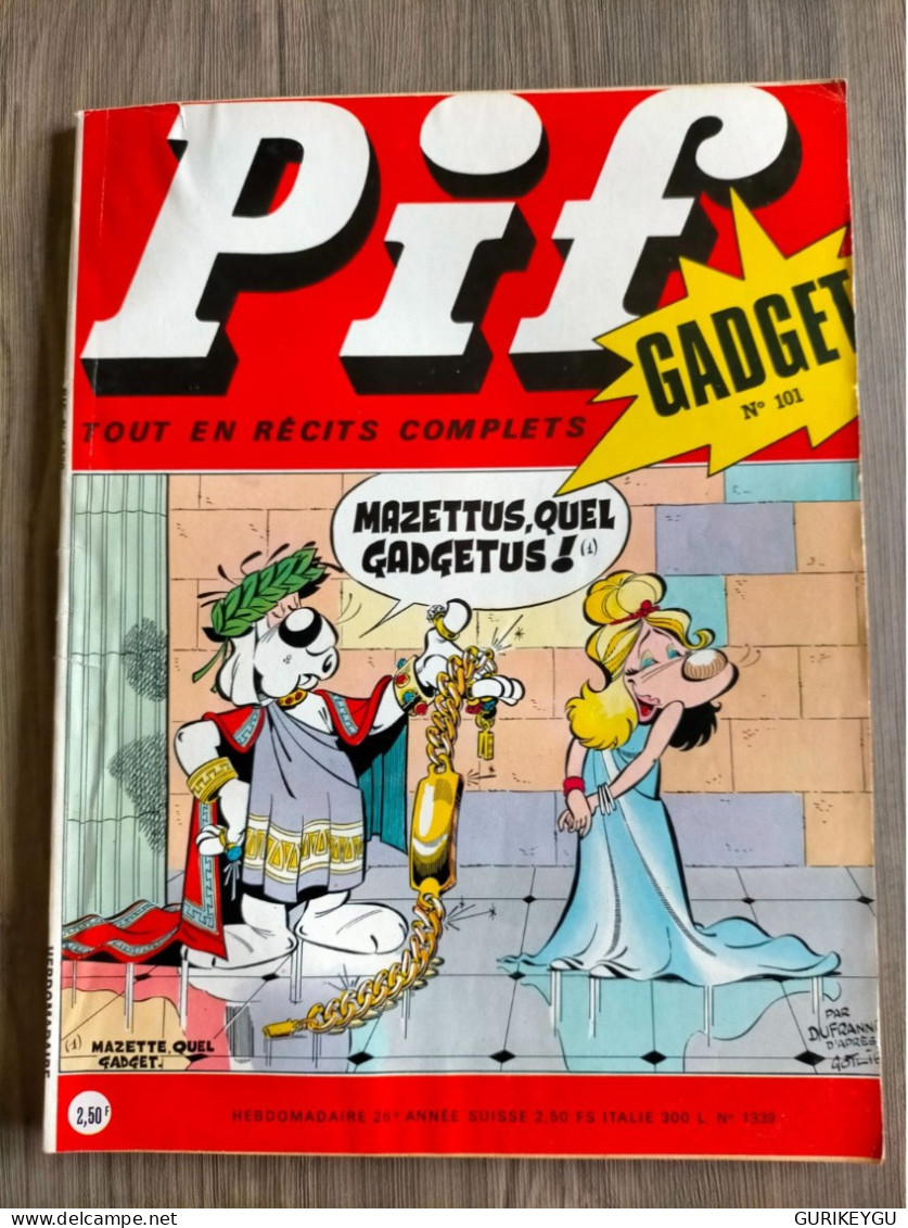 PIF GADGET N° 101  GOTLIB 1971   TTBE - Pif & Hercule