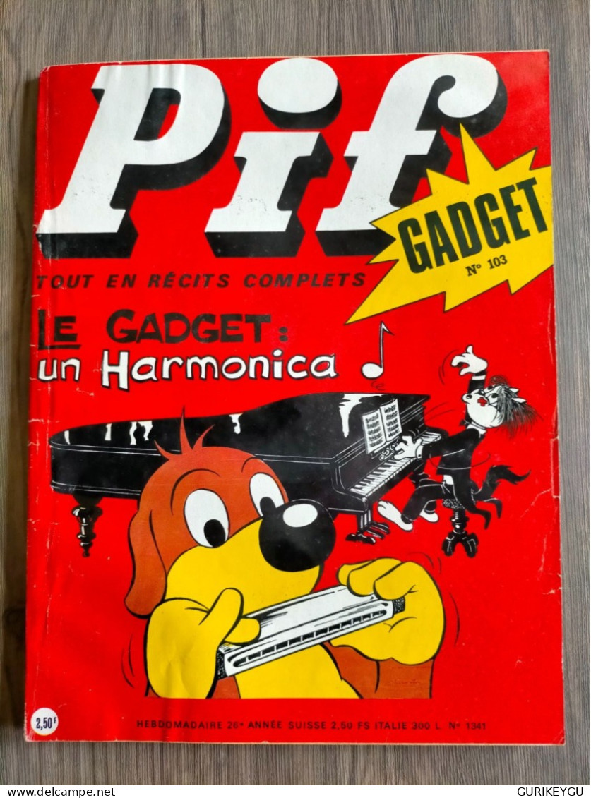 PIF GADGET N° 103  GOTLIB 1971   BIEN  + - Pif & Hercule