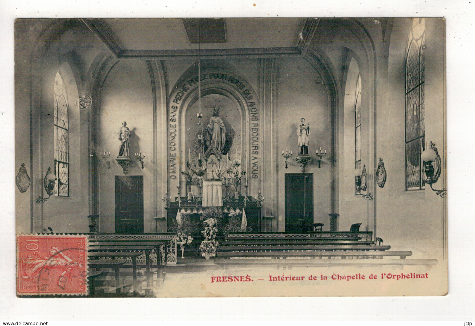 FRESNES - Intérieur De La Chapelle De L'Orphelinat. - Fresnes