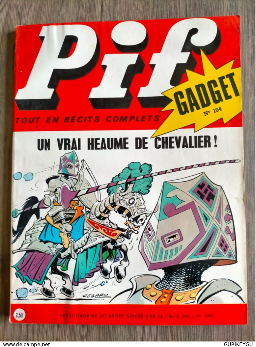 PIF GADGET N° 104  GOTLIB 1971   TTBE - Pif & Hercule