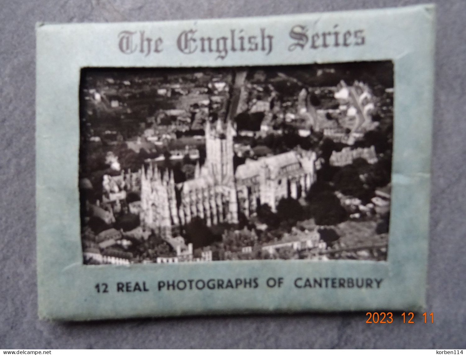 12 REAL PHOTOGRAPHS OF CANTERBURY  7    X  9   CM - Canterbury