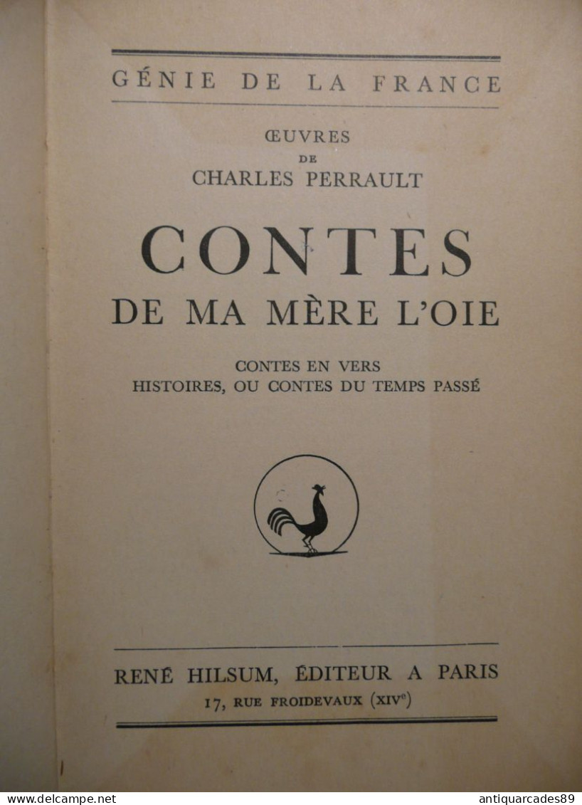 CONTES DE MA MERE L'OIE - Auteurs Français