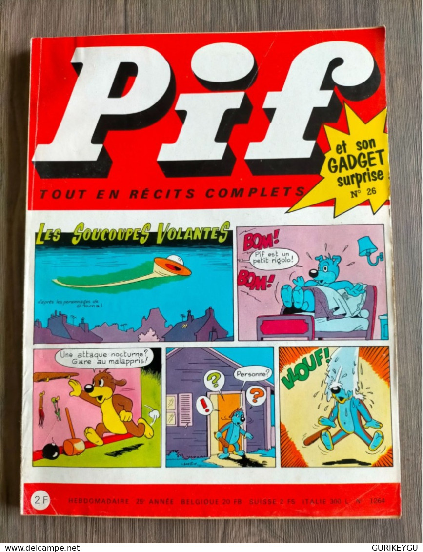 PIF GADGET N° 26 Corinne Et Jeannot  1969 LES AS - Pif & Hercule