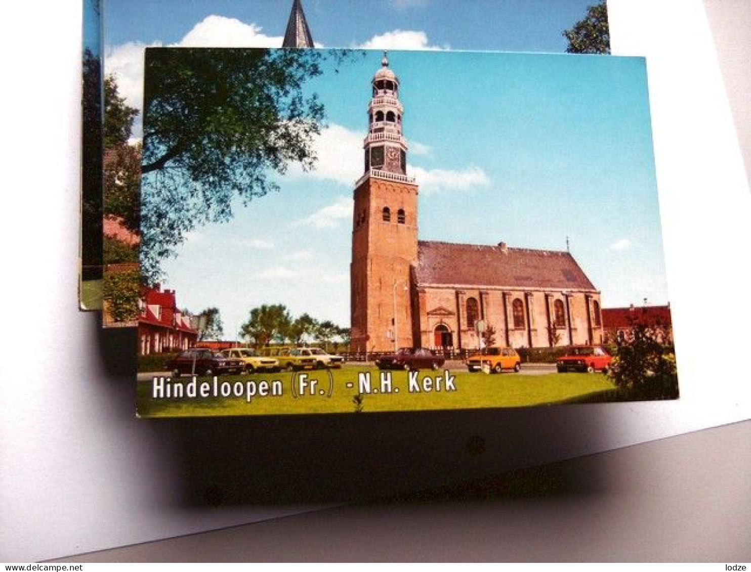 Nederland Holland Pays Bas Hindeloopen Nederlands Hervormde Kerk En Auto's - Hindeloopen