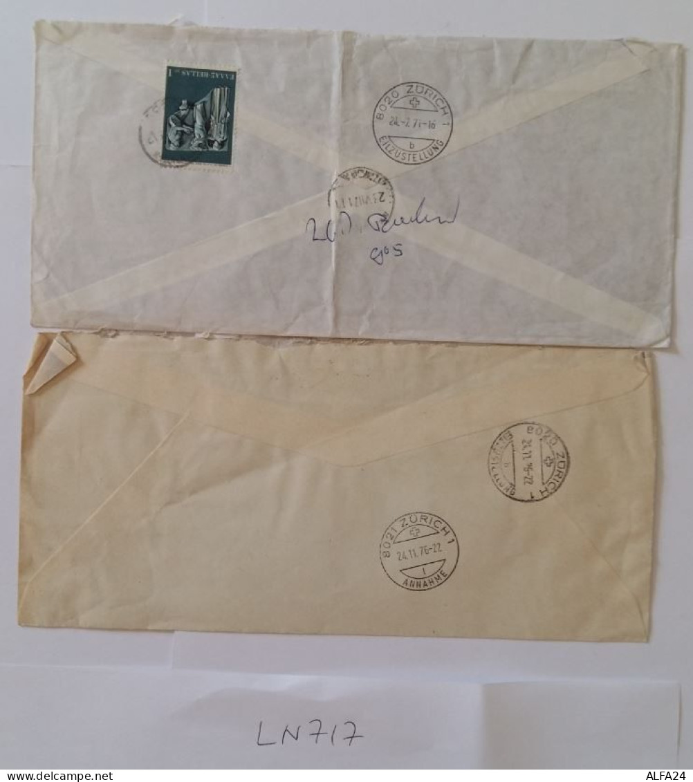 LOTTO 2 LETTERE GRECIA (LN717 - Cartas & Documentos