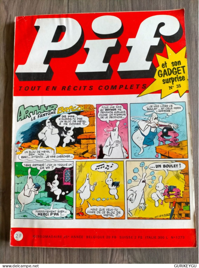 PIF GADGET N° 35  Corinne Et Jeannot  1969 LES AS - Pif & Hercule