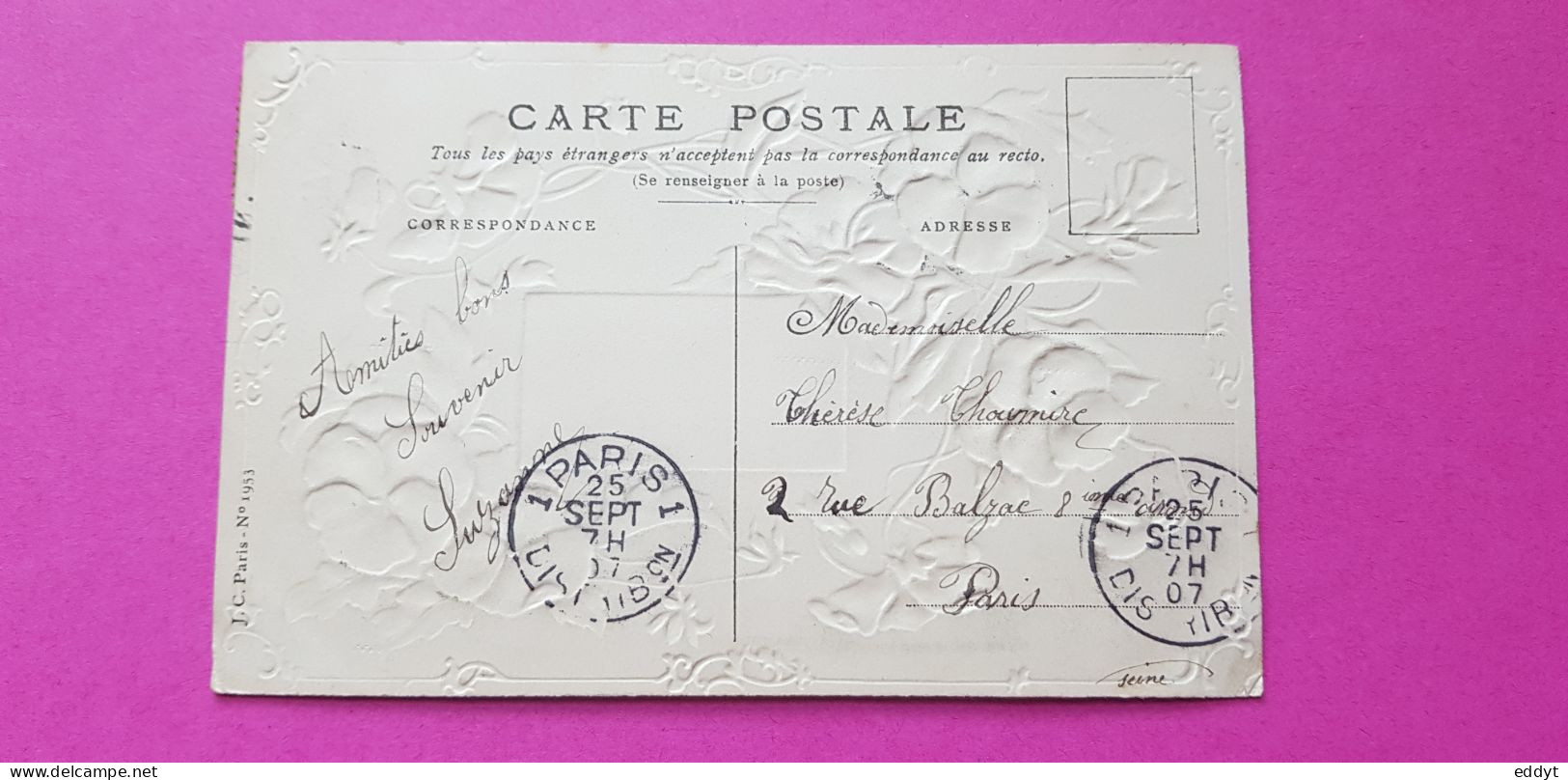 CPA - Carte Postale Ancienne - 1907 - SOUVENIR DE DIEPPE   - TBE - Saluti Da.../ Gruss Aus...