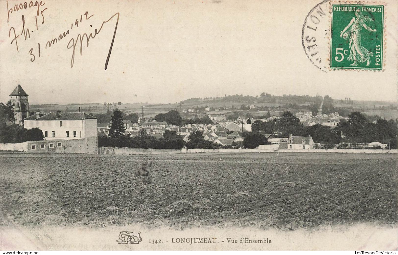 FRANCE - Longjumeau - Vue D'ensemble - Carte Postale Ancienne - Longjumeau