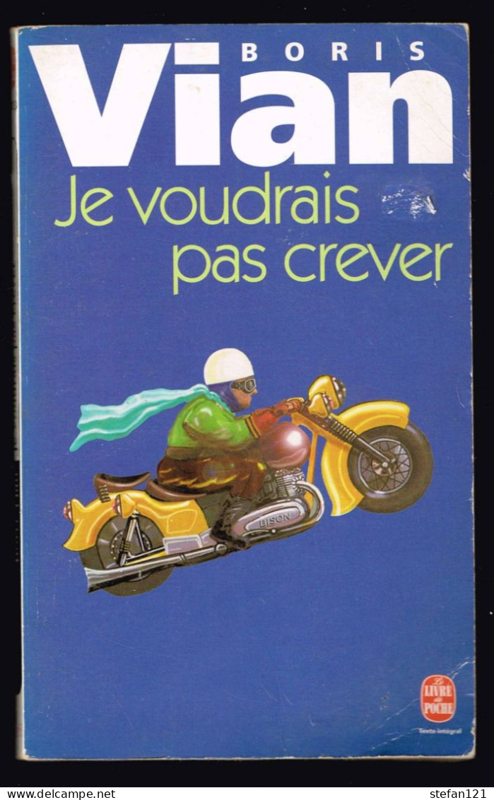 Je Voudrais Pas Crever - Boris Vian - 1996 - 128 Pages 17,8 X 11 Cm - French Authors