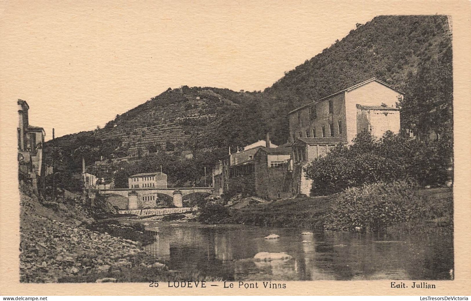 FRANCE - Lodeve - Le Pont Vinas - Carte Postale Ancienne - Lodeve